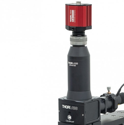CMOS камера Quantalux на микроскопе Cerna Thorlabs