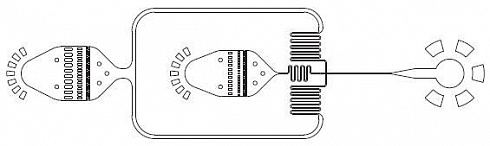 Микрофлюидный чип для генерации капель