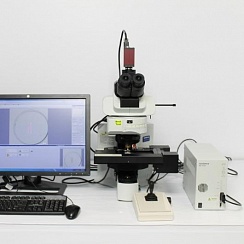 Изображение Микроскоп Olympus BX61 для фазово-контрастной микроскопии