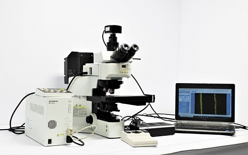 Изображение Светлопольный флуоресцентный микроскоп Olympus BX61, 3 моторизированные оси