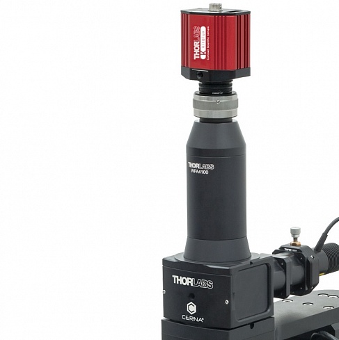 CMOS камера Kiralux на микроскопе Cerna Thorlabs