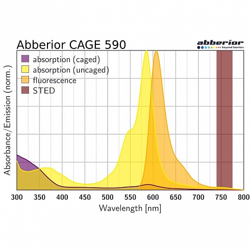 Флуоресцентный краситель Abberior CAGE 590