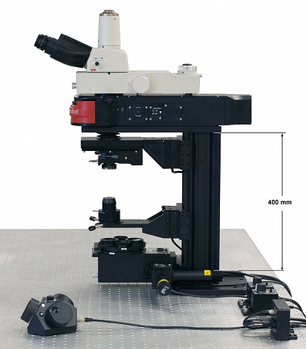 Высота штатива микроскопа - 400 мм