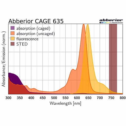 Флуоресцентный краситель Abberior CAGE 635