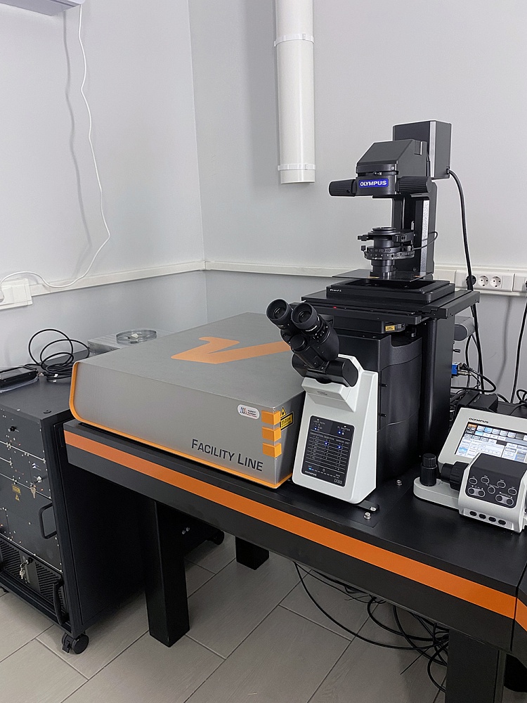 Микроскоп сверхвысокого разрешения Facility Line от Abberior Instruments для ИБГ РАН